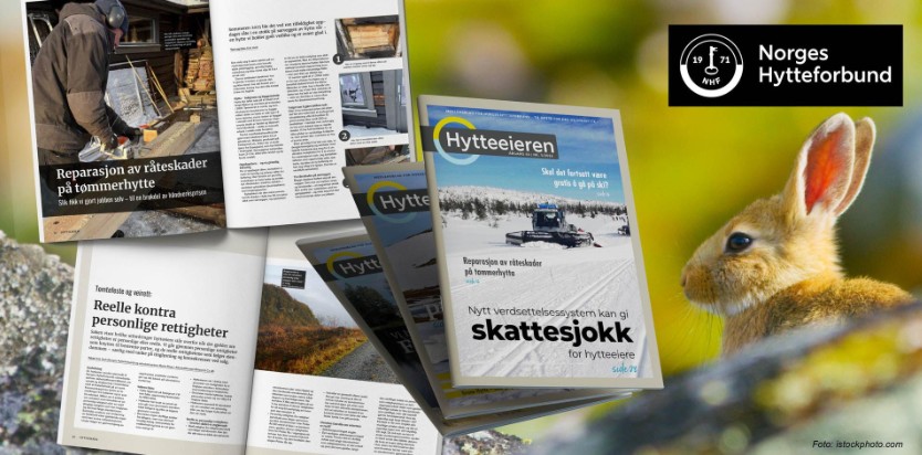 Artikkelbilde til artikkelen Nyhetsbrev fra Norges hytteforbund - mars 2026